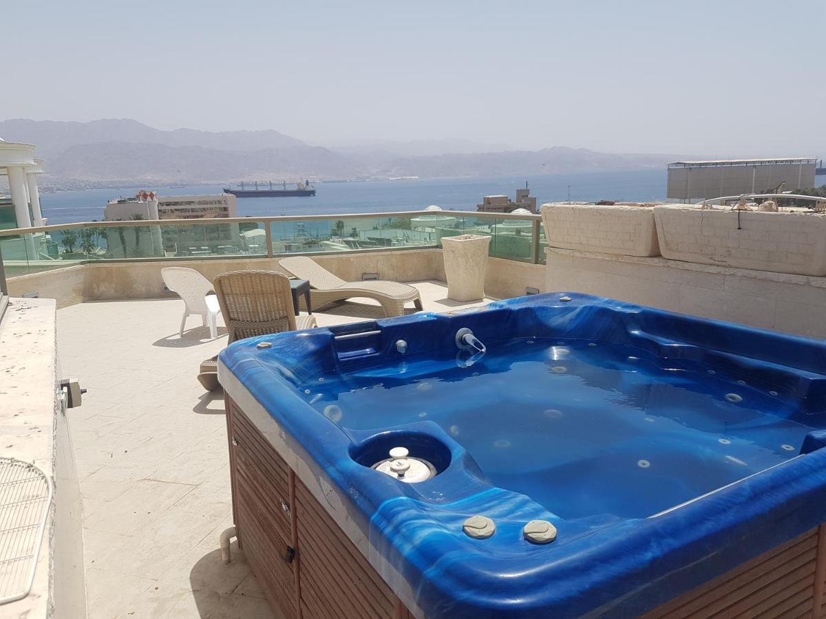 La-Palmore Luxury Apart-Residense Resort With Pool First Line Sea Side Eilat Kültér fotó
