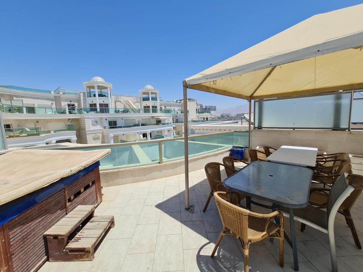La-Palmore Luxury Apart-Residense Resort With Pool First Line Sea Side Eilat Kültér fotó